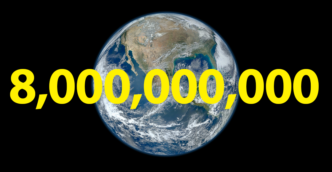 8 mil millones de habitantes