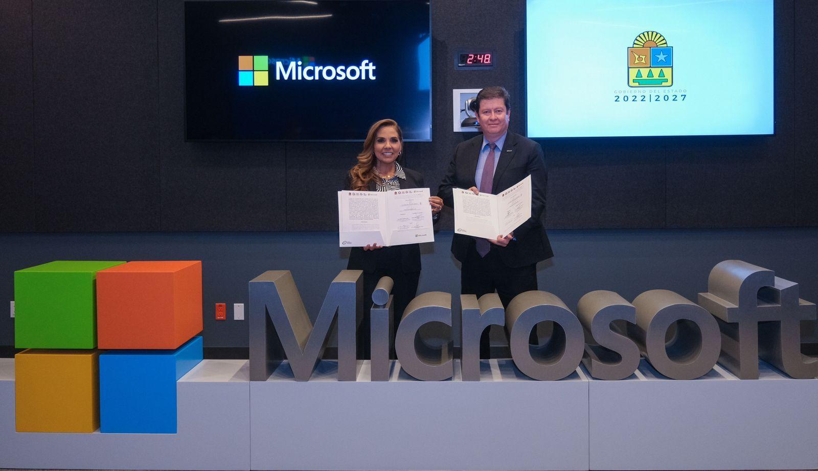 Mara Lezama y Microsoft