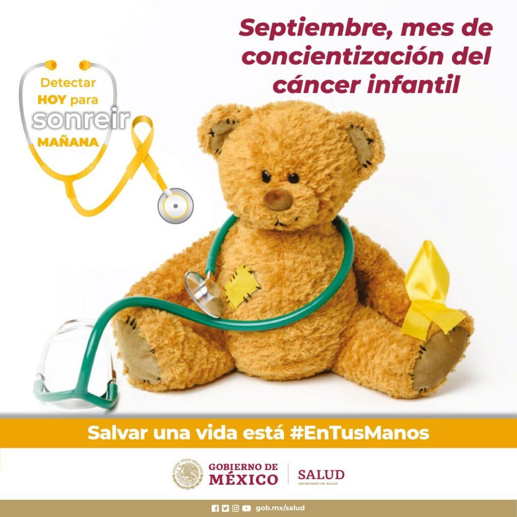 Se suma SESA al Mes de Concientización del Cáncer Infantil. La Secretaría de Salud (SESA) del estado de Querétaro se suma