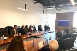 Gobierno de Puebla presenta ventajas de inversión a empresarios del Mediterráneo