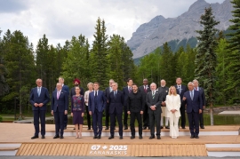 Sheinbaum propone en el G7 una Cumbre Mundial por el Bienestar Económico y la Paz