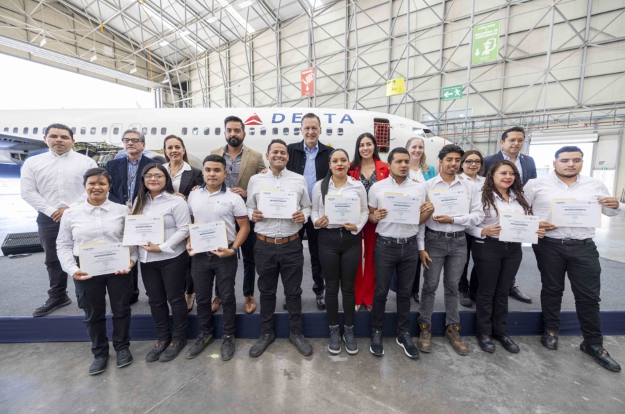 Querétaro y TechOps impulsan formación de talento humano especializado en aeronáutica
