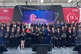 Audi y UTP gradúan a 56 aprendices en el CERHAN, consolidando el talento automotriz en Puebla