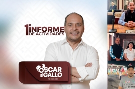 Oscar Sandoval rinde informe sin lujos y apuesta por una gestión cercana en San Juan del Río