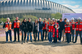 Samuel García y Gabriela Cuevas supervisan avances del Parque del Agua rumbo al Mundial 2026