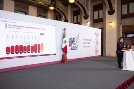 México capta cifra histórica de Inversión Extranjera Directa: supera los 40 mil mdd al cierre de 2025