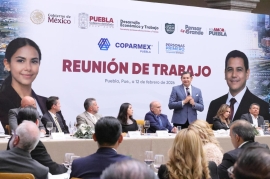 Gobierno de Puebla y COPARMEX sellan alianza para impulsar inversiones y desarrollo económico