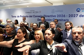 El motor económico: CANACINTRA Querétaro renueva dirigencia ante Kuri con el reto de innovar frente a la crisis de agua y energía