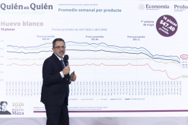 «Le vamos a dar la vuelta a las calificadoras»: Sheinbaum presume Peso a 17.22 y caída en precios de la canasta básica
