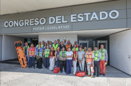 Congreso de Querétaro supera el Primer Simulacro Nacional 2026: Evacuan sede en menos de 4 minutos
