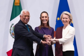 «Un mensaje geopolítico de paz»: Sheinbaum y la Unión Europea sellan Acuerdo Global y anuncian inversión por 100 mil mdp