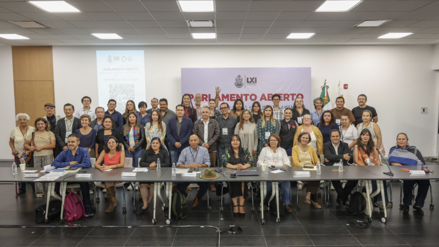Eric Silva rinde informe sobre Parlamento Abierto sobre la Ley de Aguas