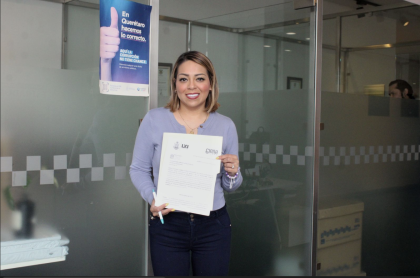 Ginna Guzmán iniciativa por los adultos mayores