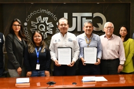 Firma de convenio Uteq - Nihom