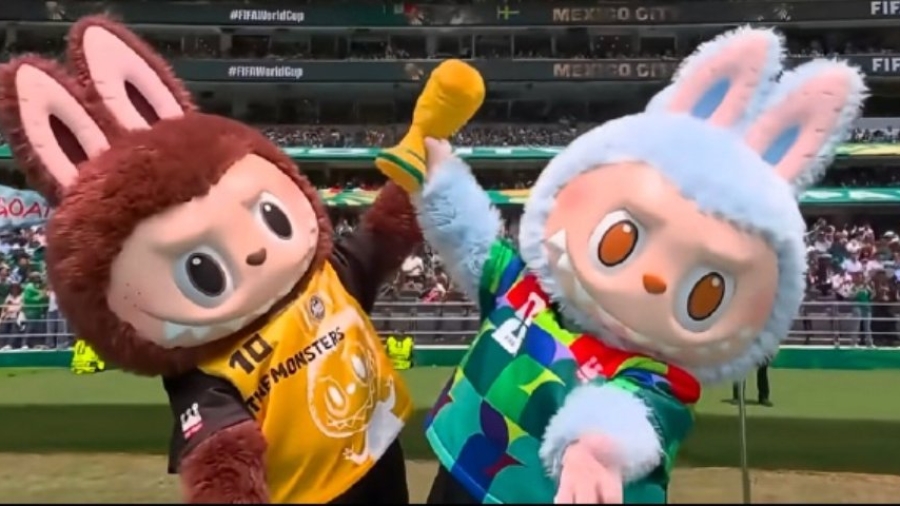 De juguete de colección a ícono global: Labubu de POP MART se roba el show en la inauguración del Mundial 2026