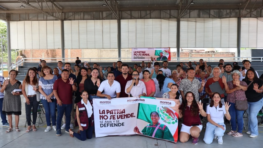 Morena realiza asambleas informativas