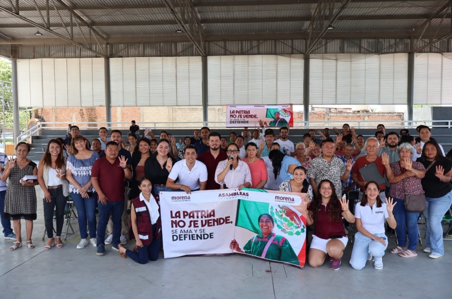 Morena realiza asambleas informativas