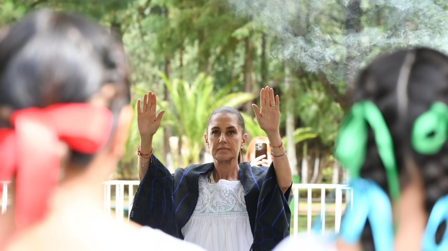Claudia Sheinbaum estable en su aceptación