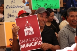 Santarosa Jauregui puede convertirse en municipio
