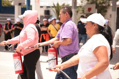 Capacitación de protección civil en SJR