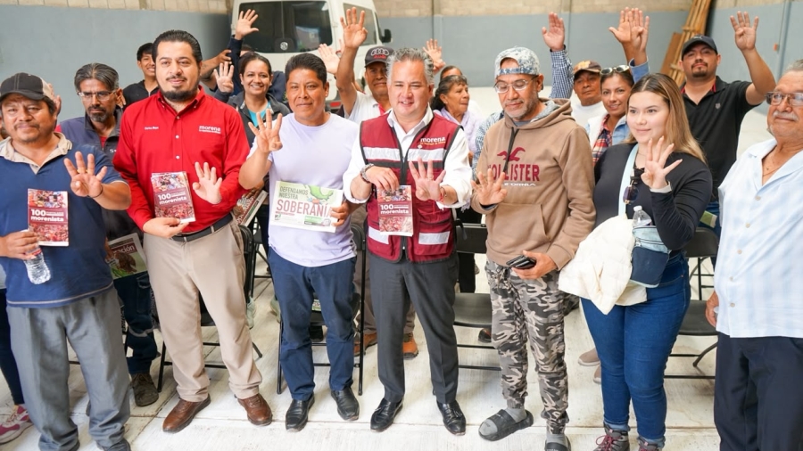 Santiago Nieto visita comunidades de San Juan del Río