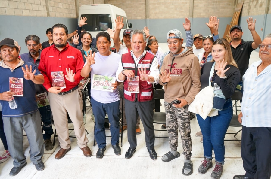 Santiago Nieto visita comunidades de San Juan del Río