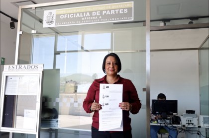 La Diputada Local Sully Mauricio Sixtos ingresa propuesta sobre grúas y corralones