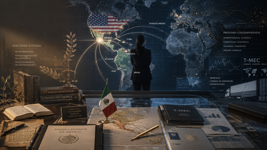 Soberanía, pragmatismo y los límites reales de la política exterior mexicana