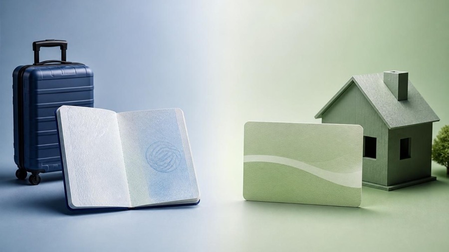 Comparativo de visa temporal y visa permanente para Estados Unidos.