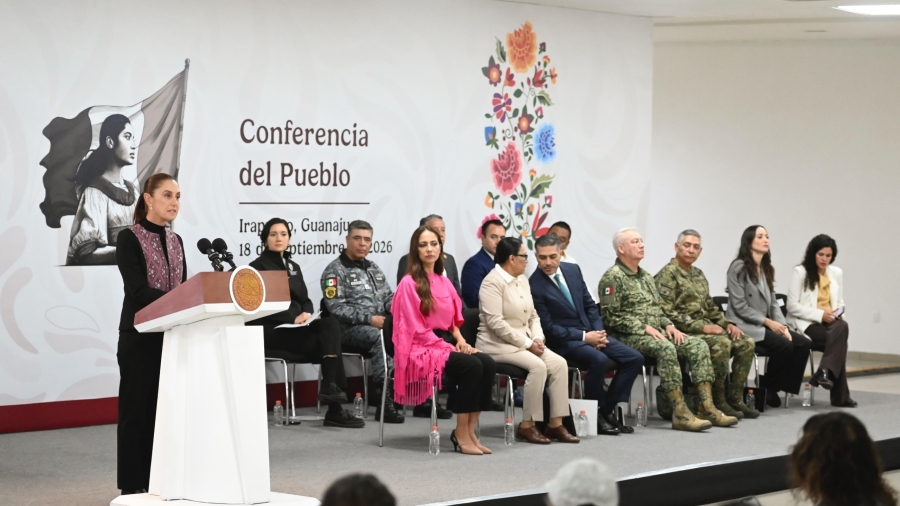 La Presidenta Claudia Sheinbaum en su conferencia mañanera