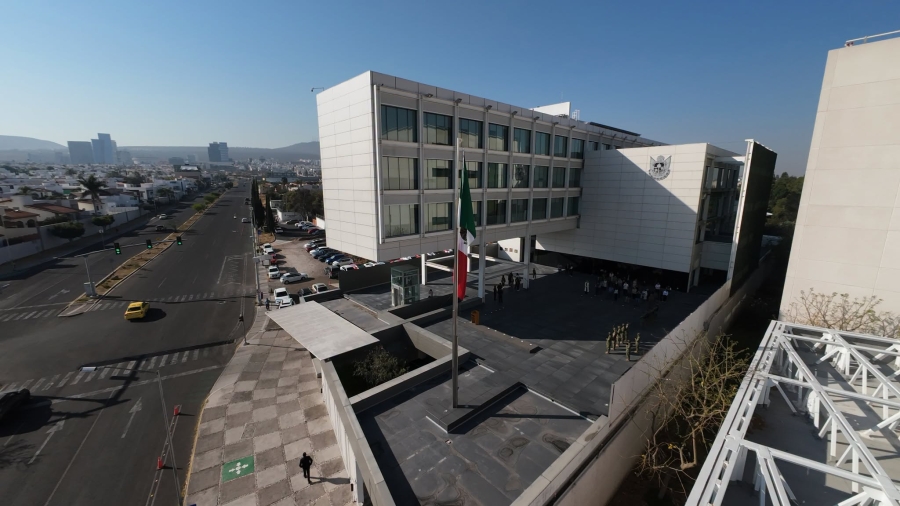 Fachada frontal del Congreso de Querétaro