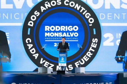 Rodrigo Monsalvo presenta resultados de dos años de gobierno en El Marqués