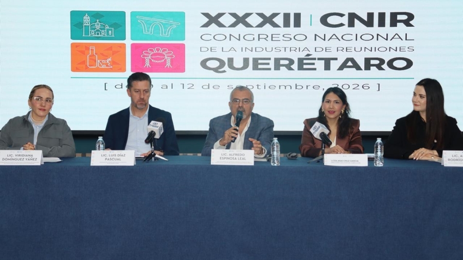 Conferencia de prensa en la que se hizo el anuncio oficial del congreso
