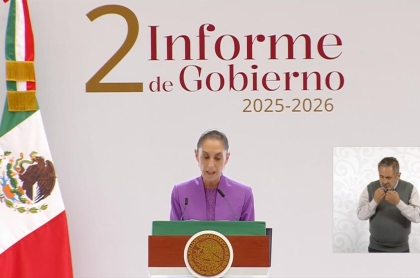 Durante su segundo informe de gobierno la Presidenta Claudia Sheinbaum destaco los resultados económicos