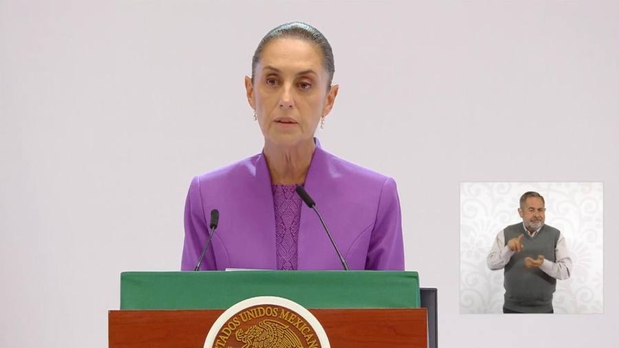 La Presidenta Claudia Sheinbaum reporto cifras positivas en seguridad durante su segundo informe