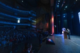 El Gobernador de Querétaro durante la inauguración de Congreso Nacional de Congresos