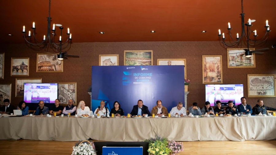 Presentación del Quinto Informe de Gobierno de Roberto Cabrera