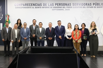 Diputados y secretarios al finalizar la glosa sobre las finanzas del estado