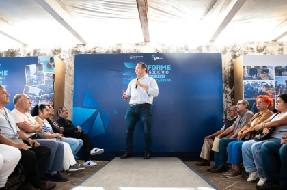 El Presidente municipal de San Juan del Río en momentos clave de su V Informe