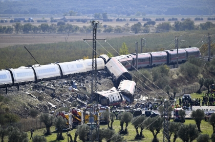 Primeras imágenes del accidente de Trenes en España