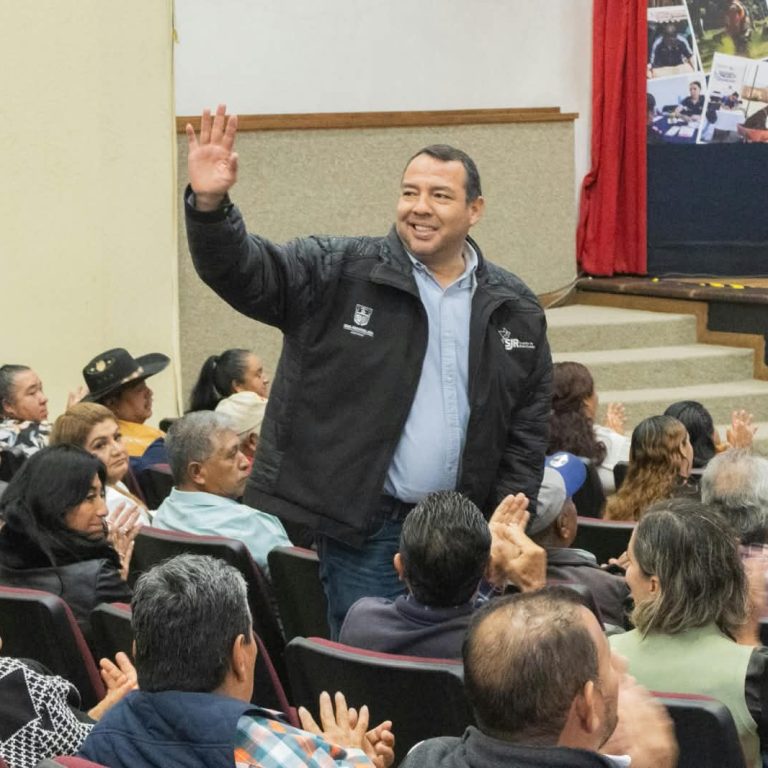 Roberto Cabrera durante su informe de seguridad en el Portal del Diezmo