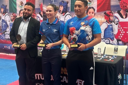 Organizadores de torneo durante rueda de prensa