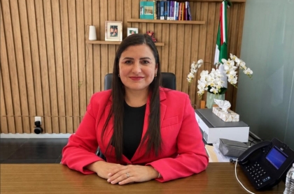 La diputada Leonor Mejia en su oficina del Congreso de Querétaro