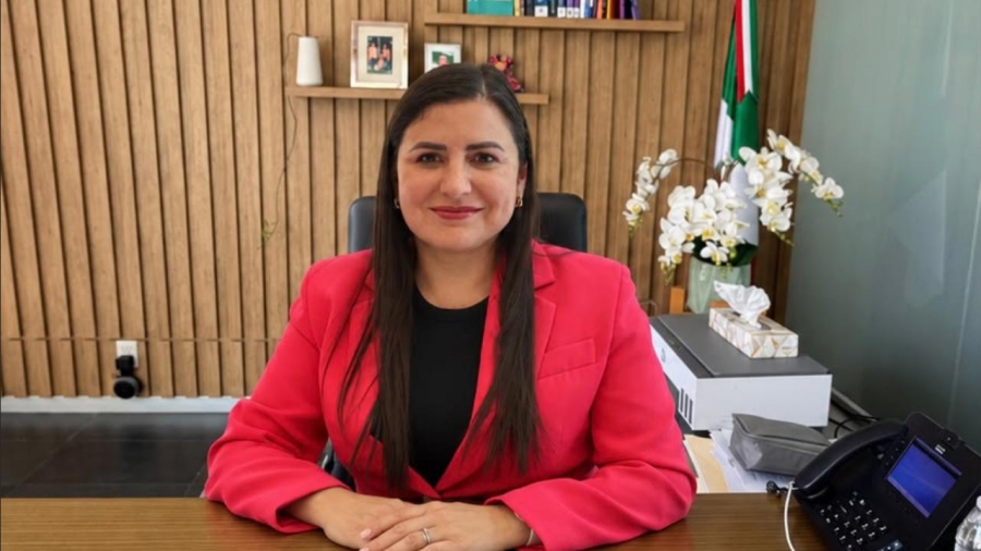 La diputada Leonor Mejia en su oficina del Congreso de Querétaro