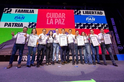 Felifer Macias Arropado por dirigentes del PAN, EL Gobernador Kuri y lideres municipales