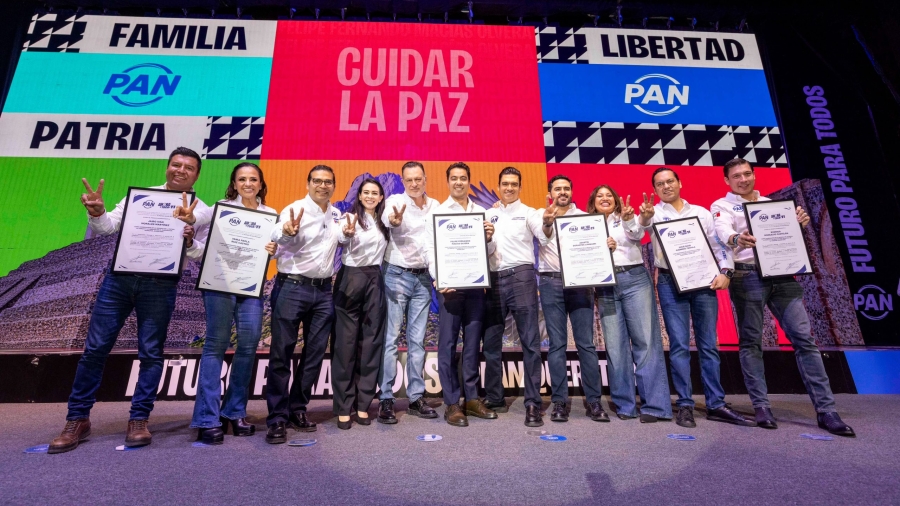 Felifer Macias Arropado por dirigentes del PAN, EL Gobernador Kuri y lideres municipales