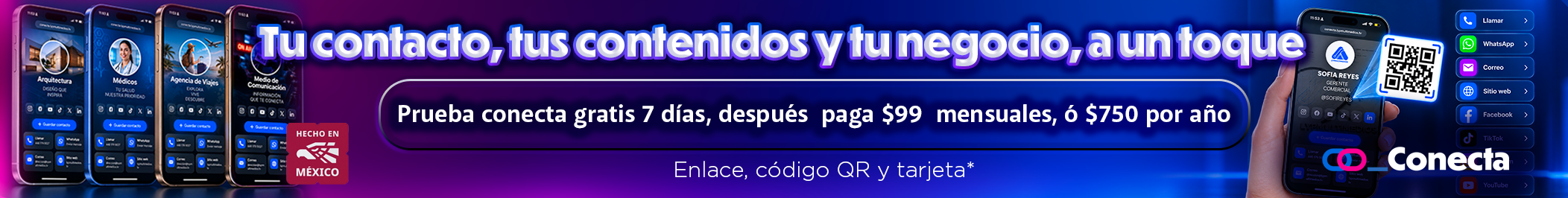 LYP Conecta — tu tarjeta digital profesional con NFC