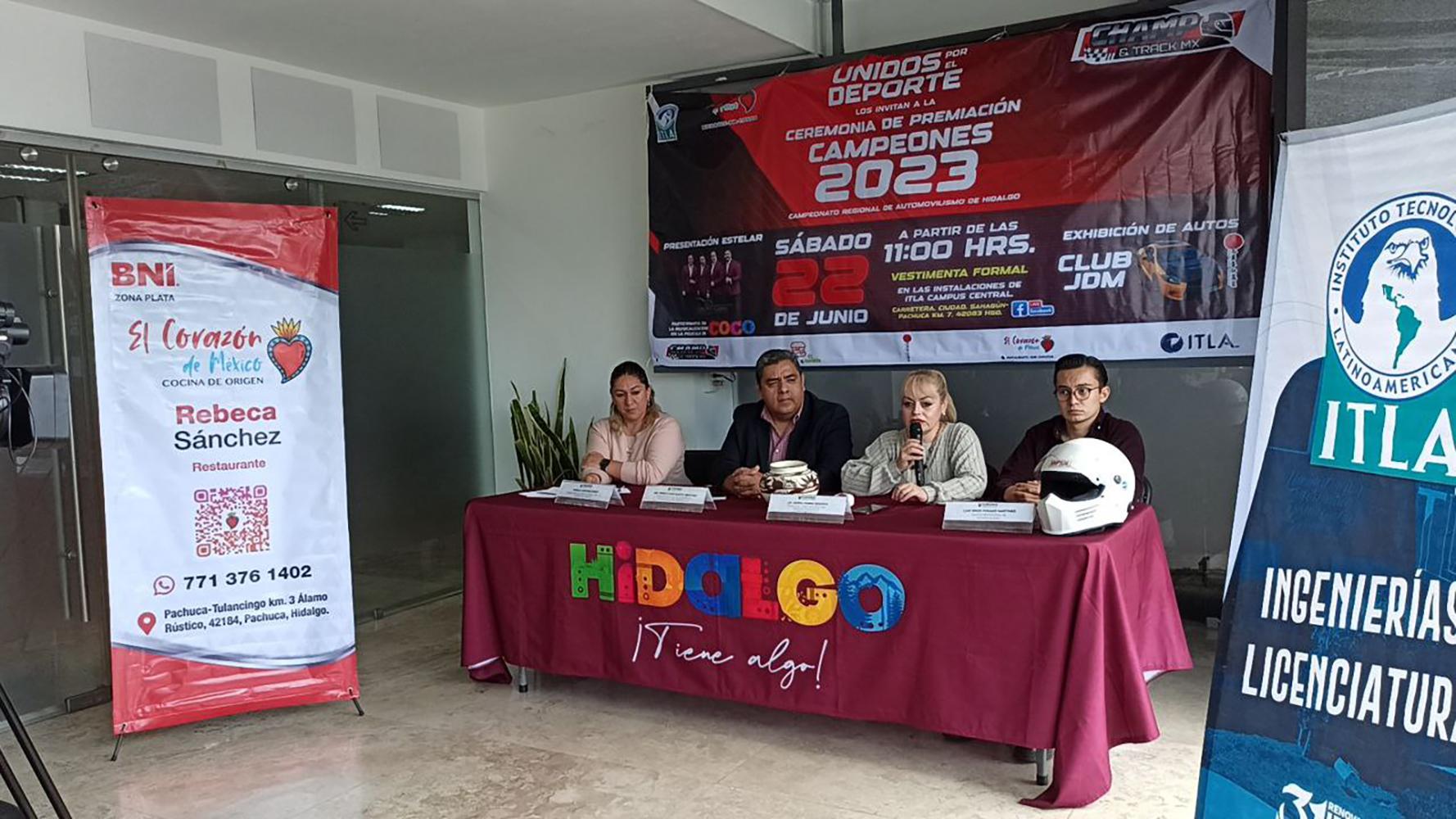 Celebrarán a campeones de automovilismo de Hidalgo. El próximo 22 de junio, el Instituto Tecnológico Latinoamericano