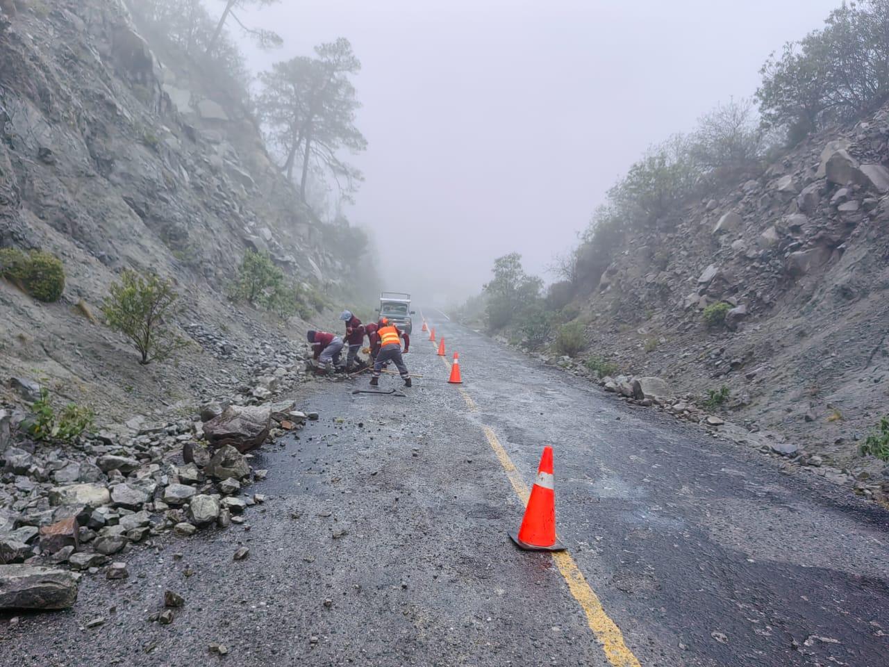 Red carretera estatal registra derrumbes, ninguno de consideración: SIPDUS. Ante los efectos que la tormenta tropical Alberto generó en territorio estatal,