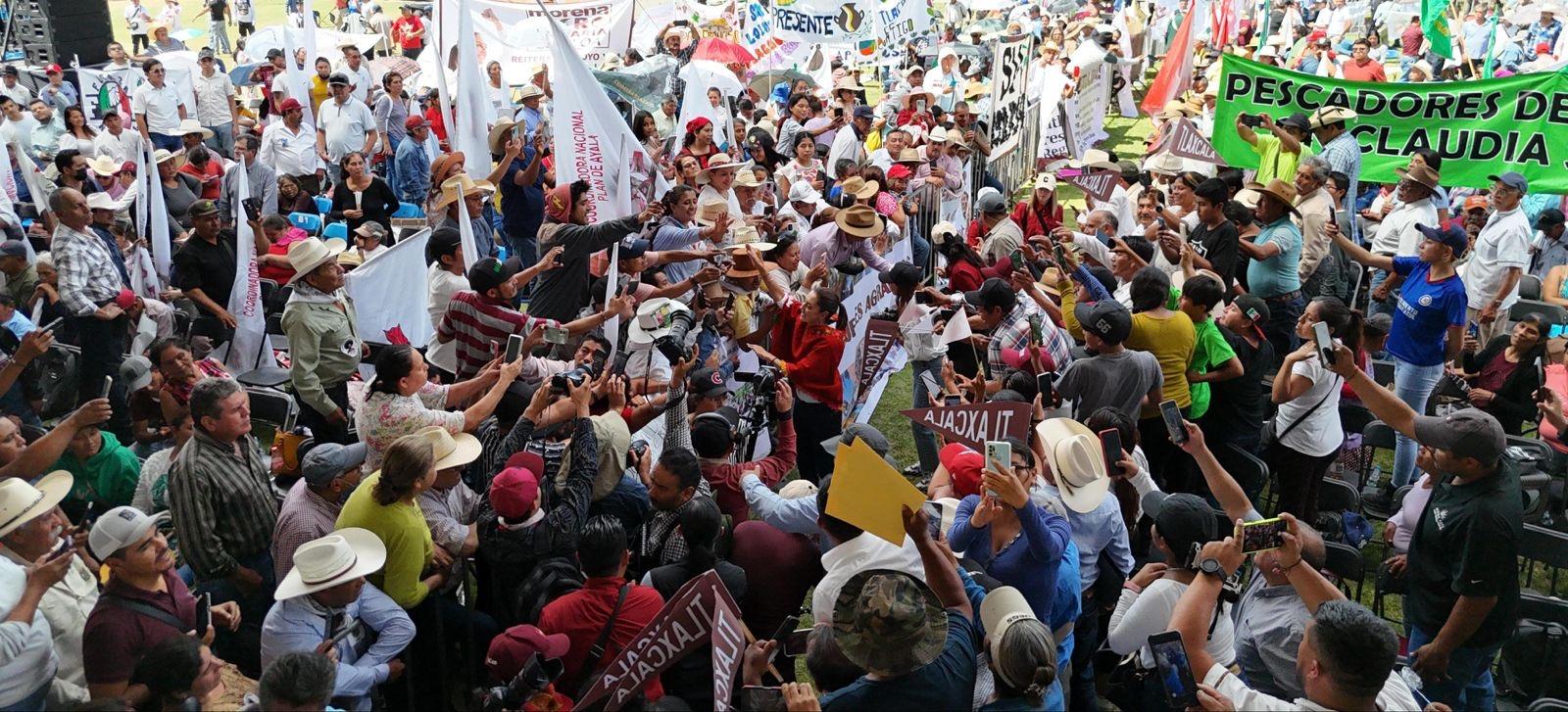 Sheinbaum suma apoyo de 200 mil mexicanos en Baja California, Sonora, Sinaloa, Morelos y Estado de México.Cerrando su séptima semana de campaña rumbo a las elecciones